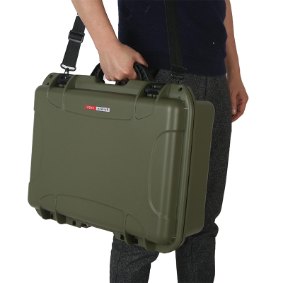 Plastic military equipment carry case
